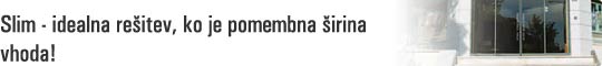 Avtomatski vratni sistem Besam Slim