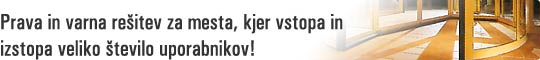3- in 4- krilna avtomatska vrtljiva vrata Besam RD